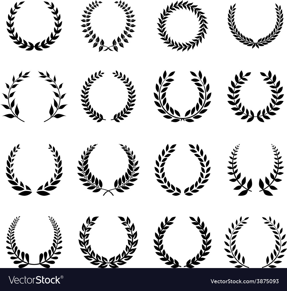 Laurel Wreath Royalty Free Vector Image Vectorstock