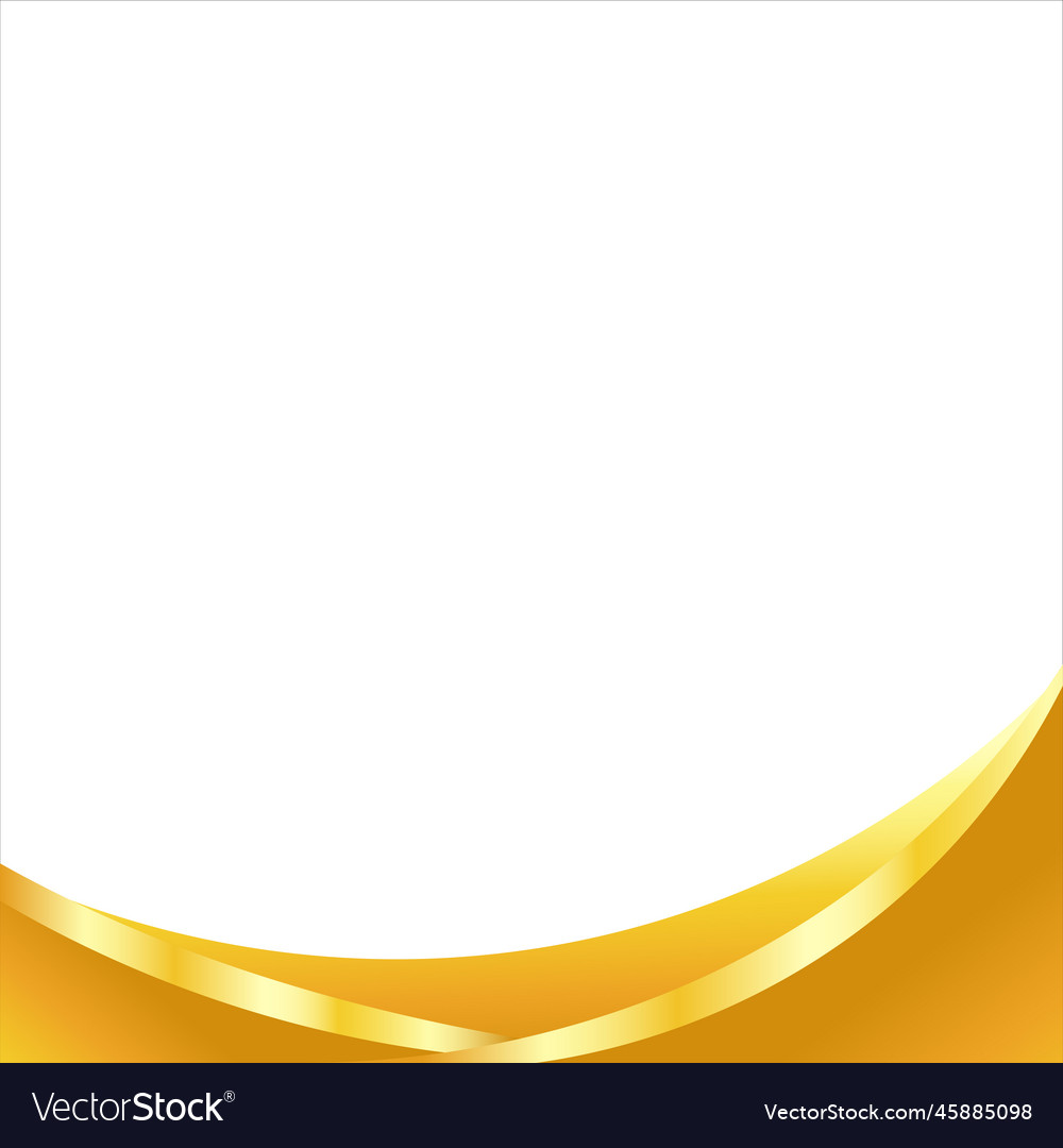 Business golden footer Royalty Free Vector Image