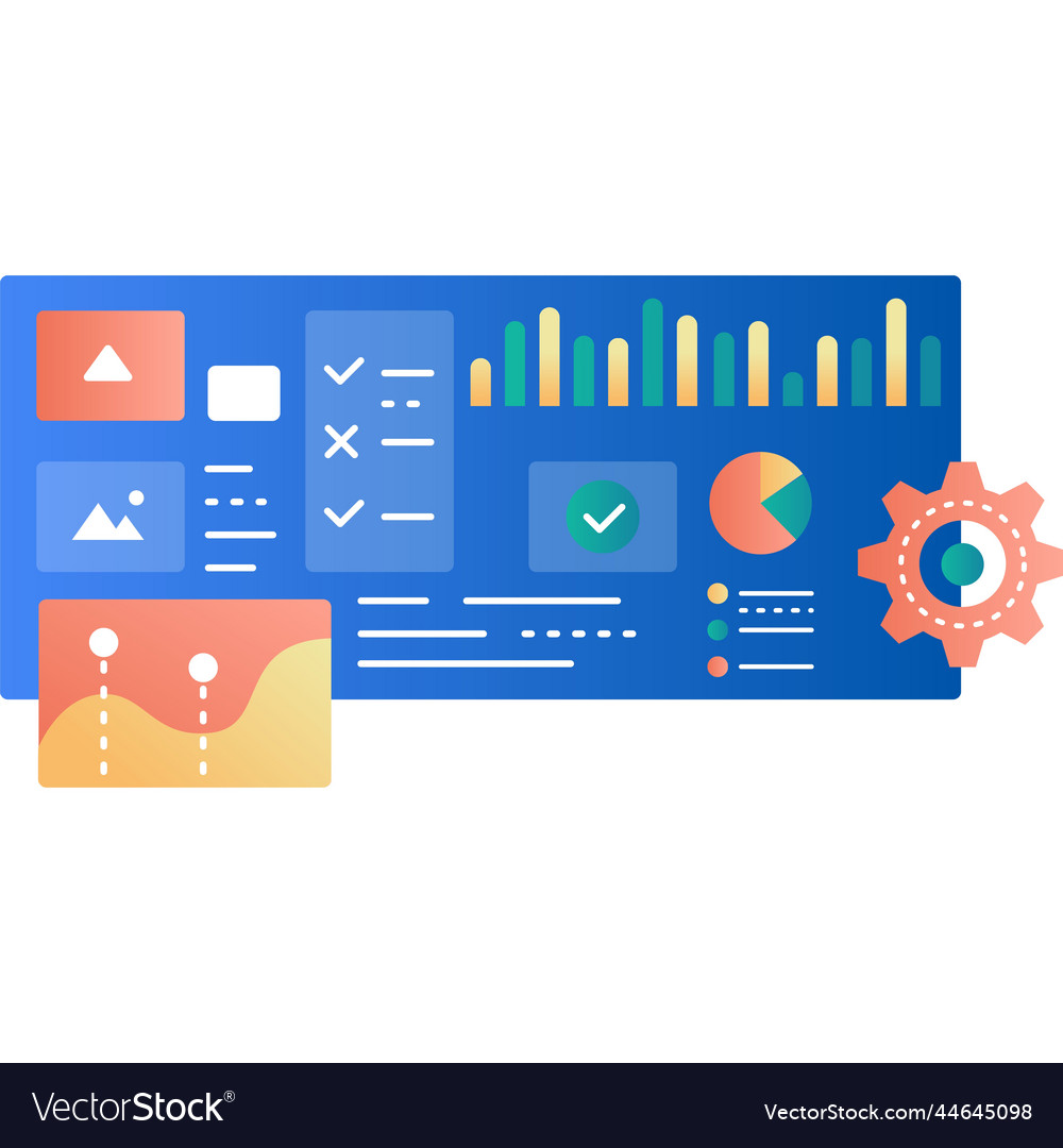 Cloud management icon data base analytics