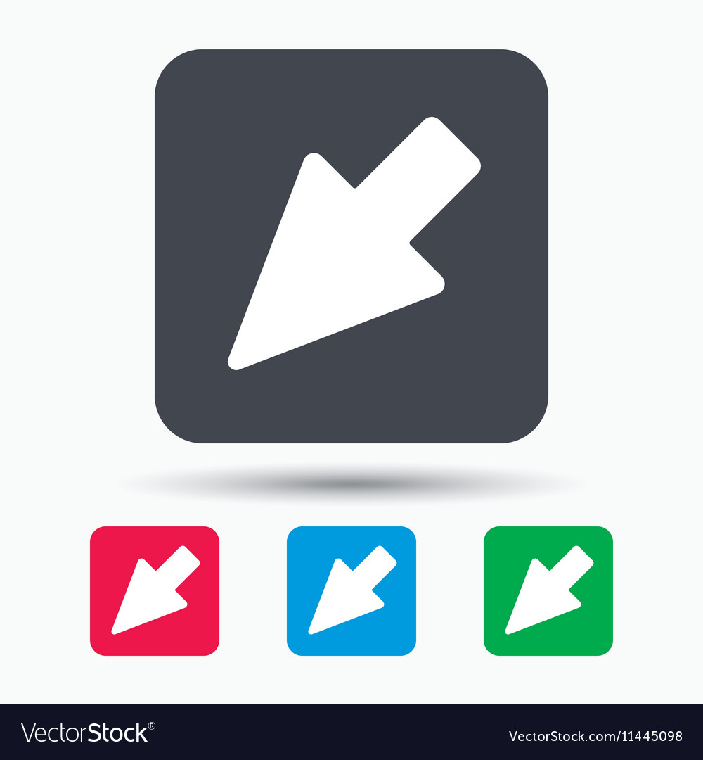 Cursor icon computer position marker sign
