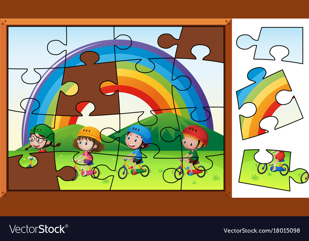 Kids Puzzle Vector Art, Icons, and Graphics for Free Download