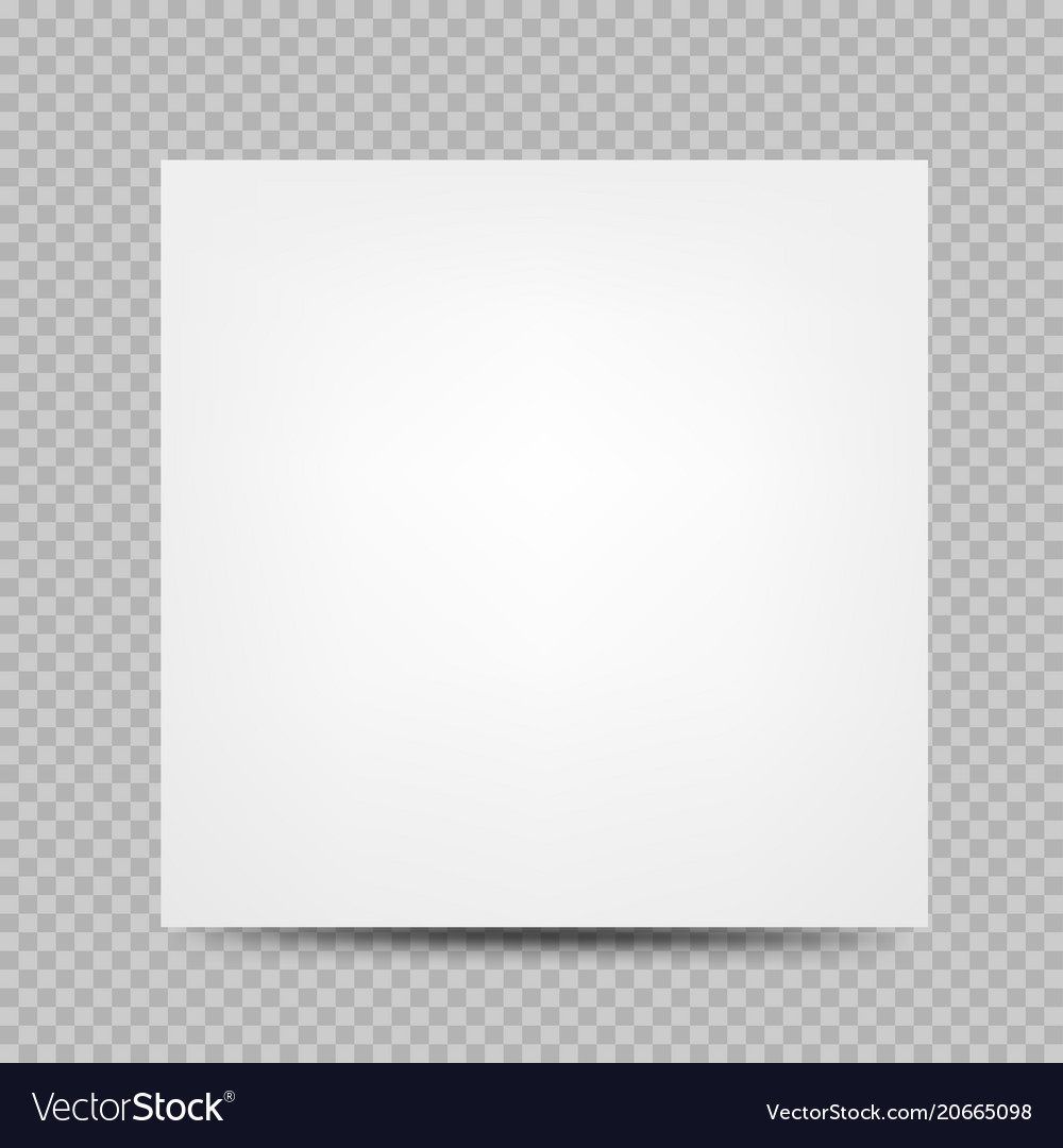 Square Paper Banner Cover Transparent Royalty Free Vector
