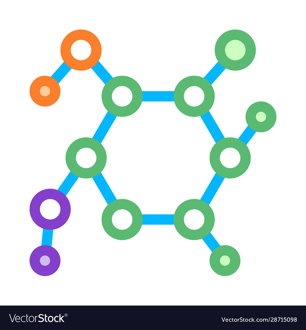 Strukturmolekül medizinische Biomaterial-Ikone