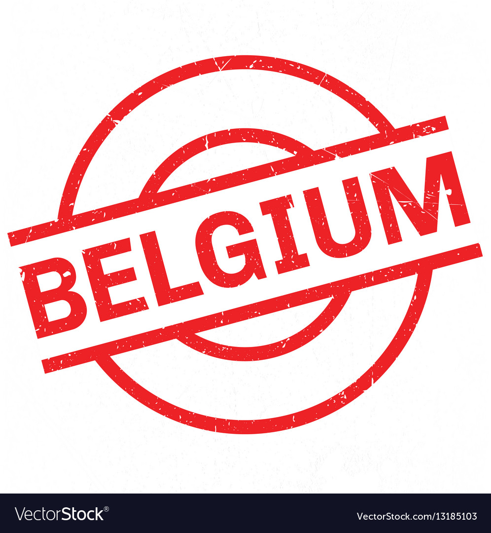 Belgium rubber stamp