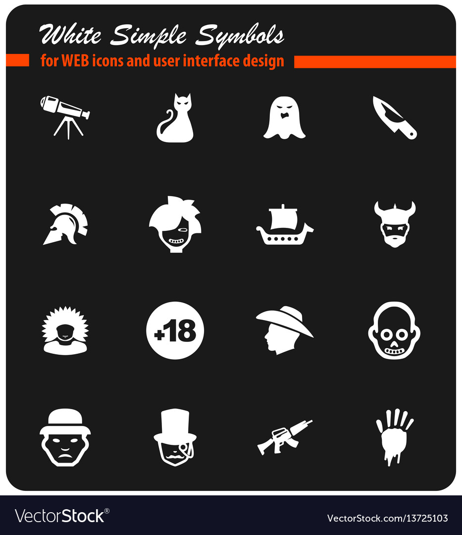 Kino Genres Icon Set