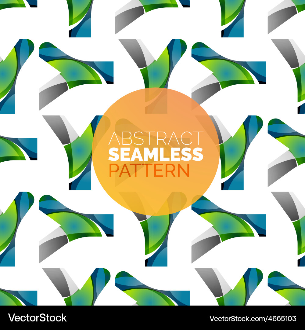 Colorful seamless geometric pattern modern Vector Image