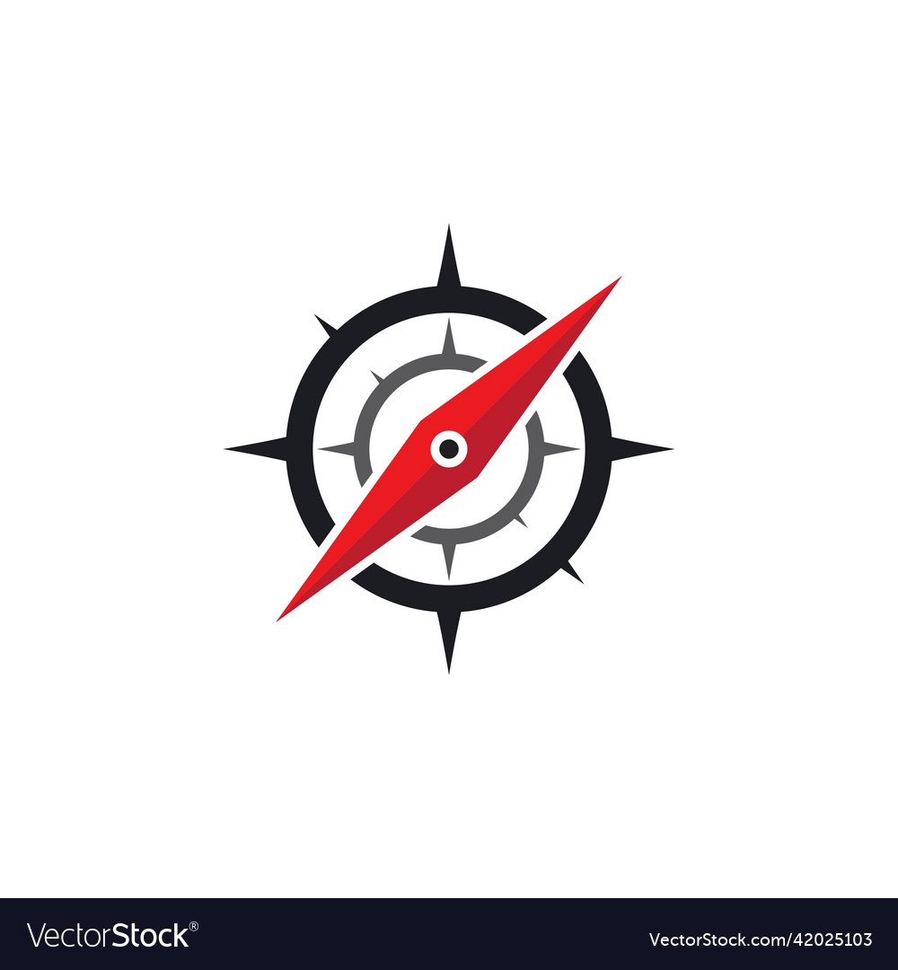 Compass Logo Royalty Free Vector Image Vectorstock 4079