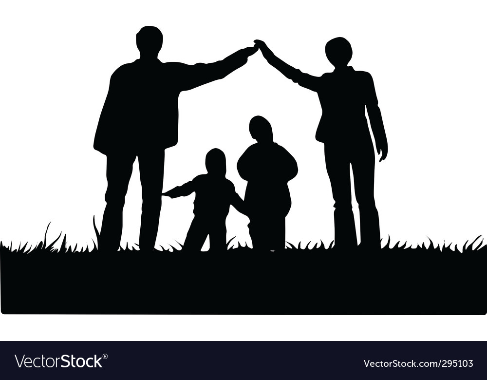 Familie Silhouettes