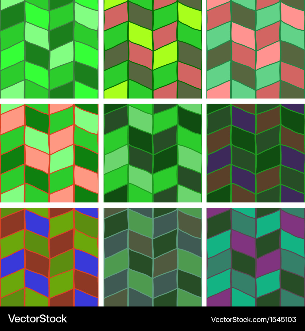 Pattern set Royalty Free Vector Image - VectorStock