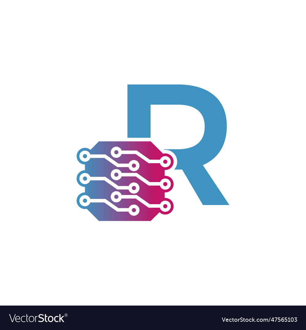 Programming code and technology logo template