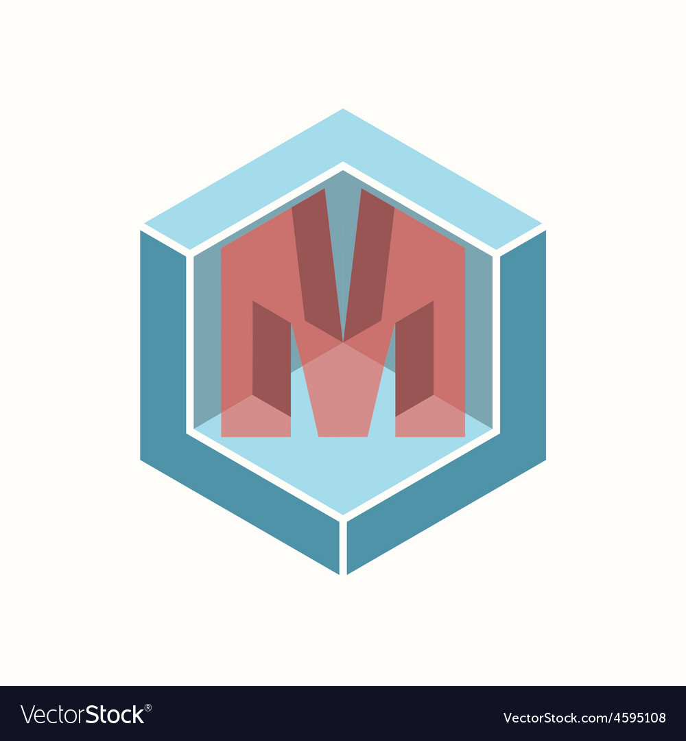 Download 3D Letter M Logo Icon Design Template Element Vector Image