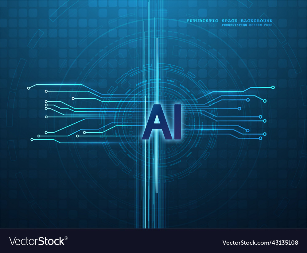 Artificial intelligence Royalty Free Vector Image