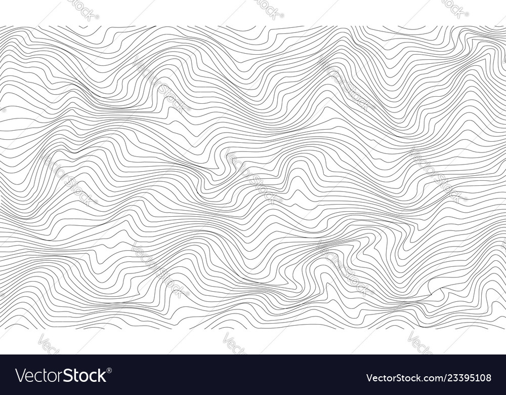 Black and white abstract pattern with waves