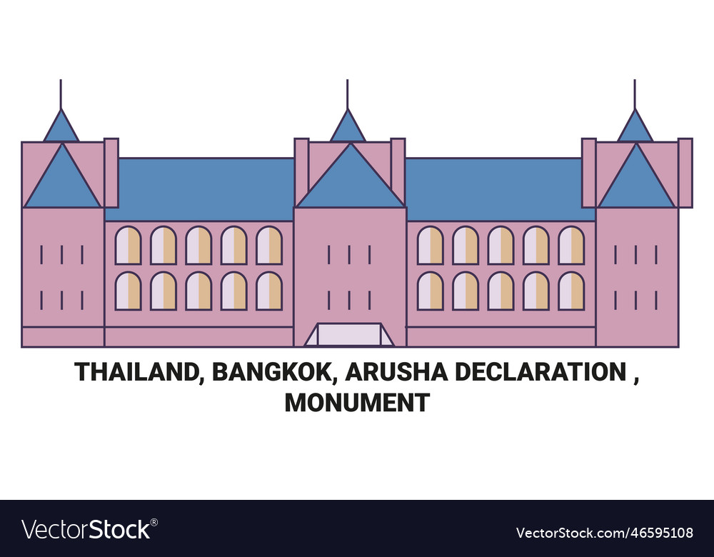 Thailand bangkok arusha declaration monument