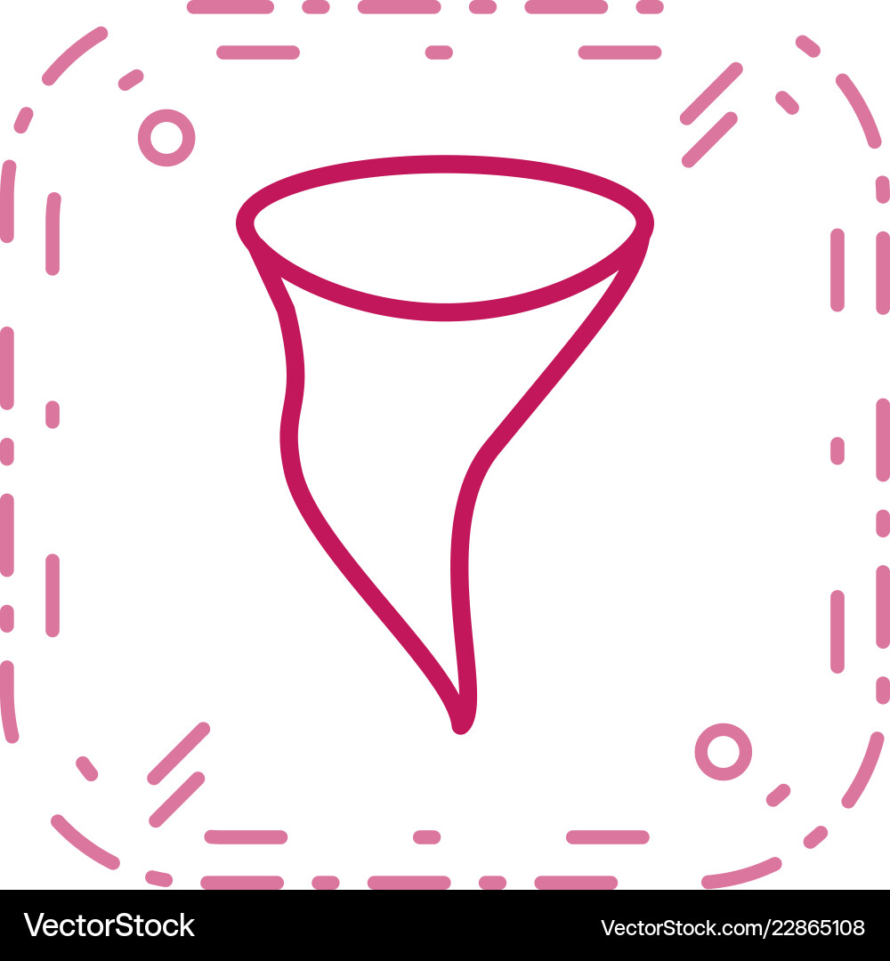 Tornado icon Royalty Free Vector Image - VectorStock