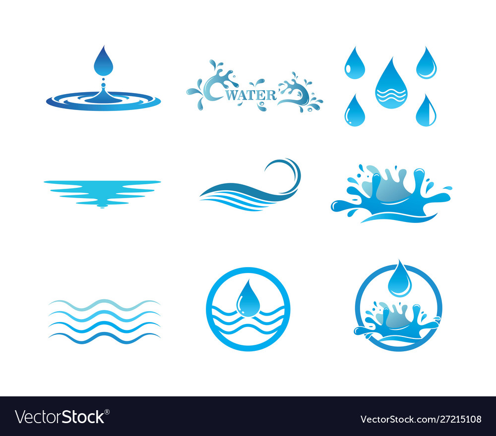 Water logo template