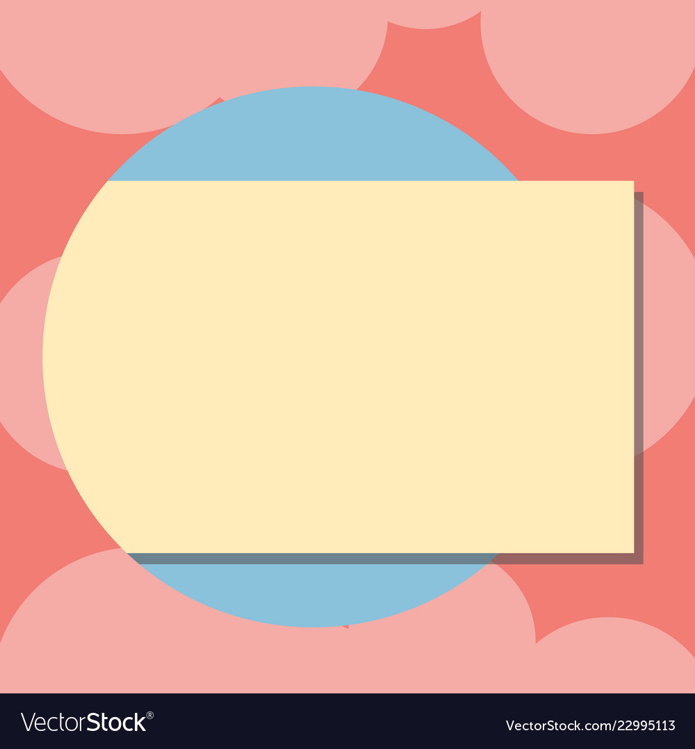 Design business empty template isolated minimalist vector image Design business empty template isolated minimalist