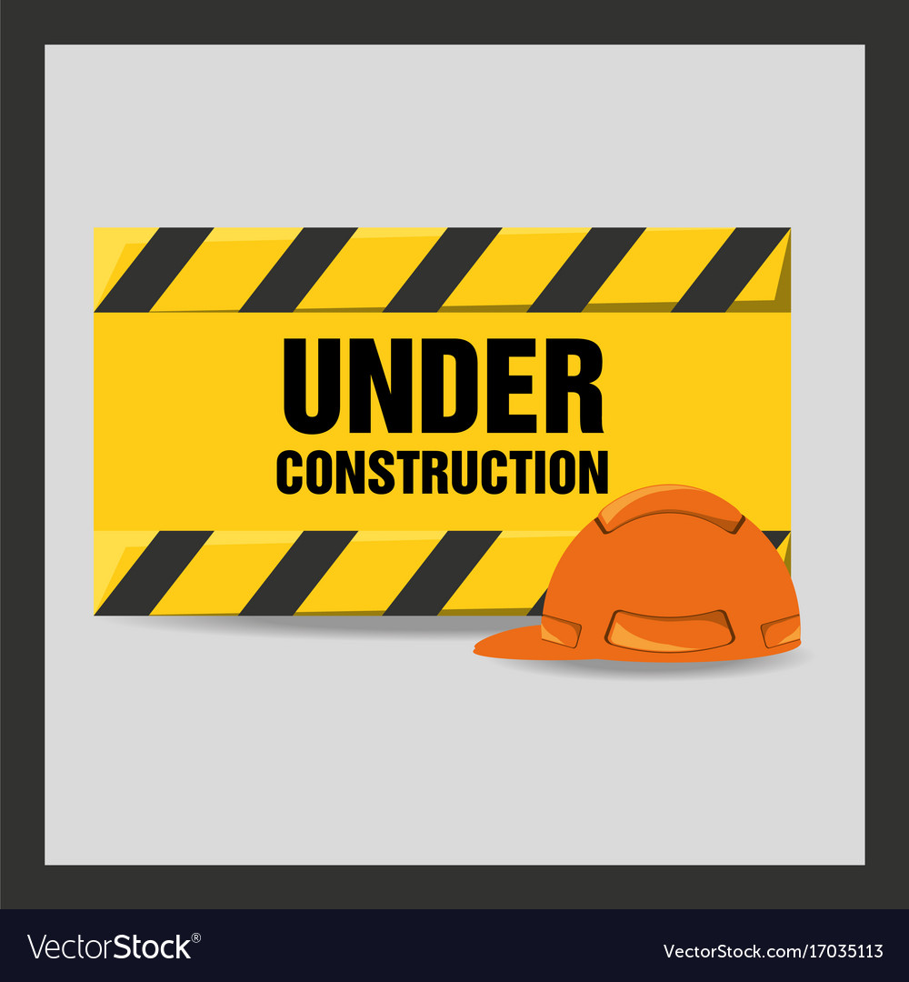 Flat under construction warning