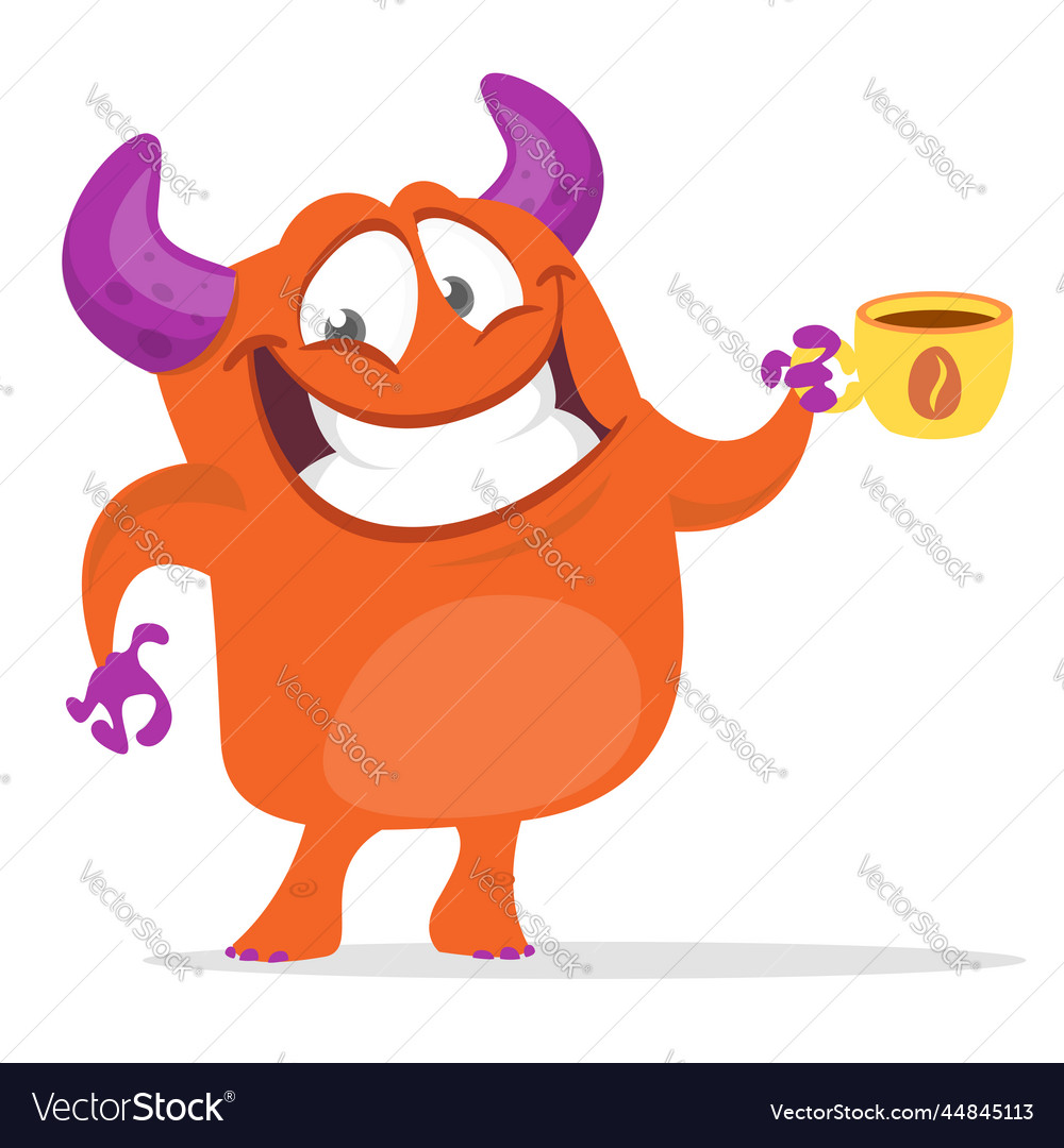 Lustige Karikatur Monster