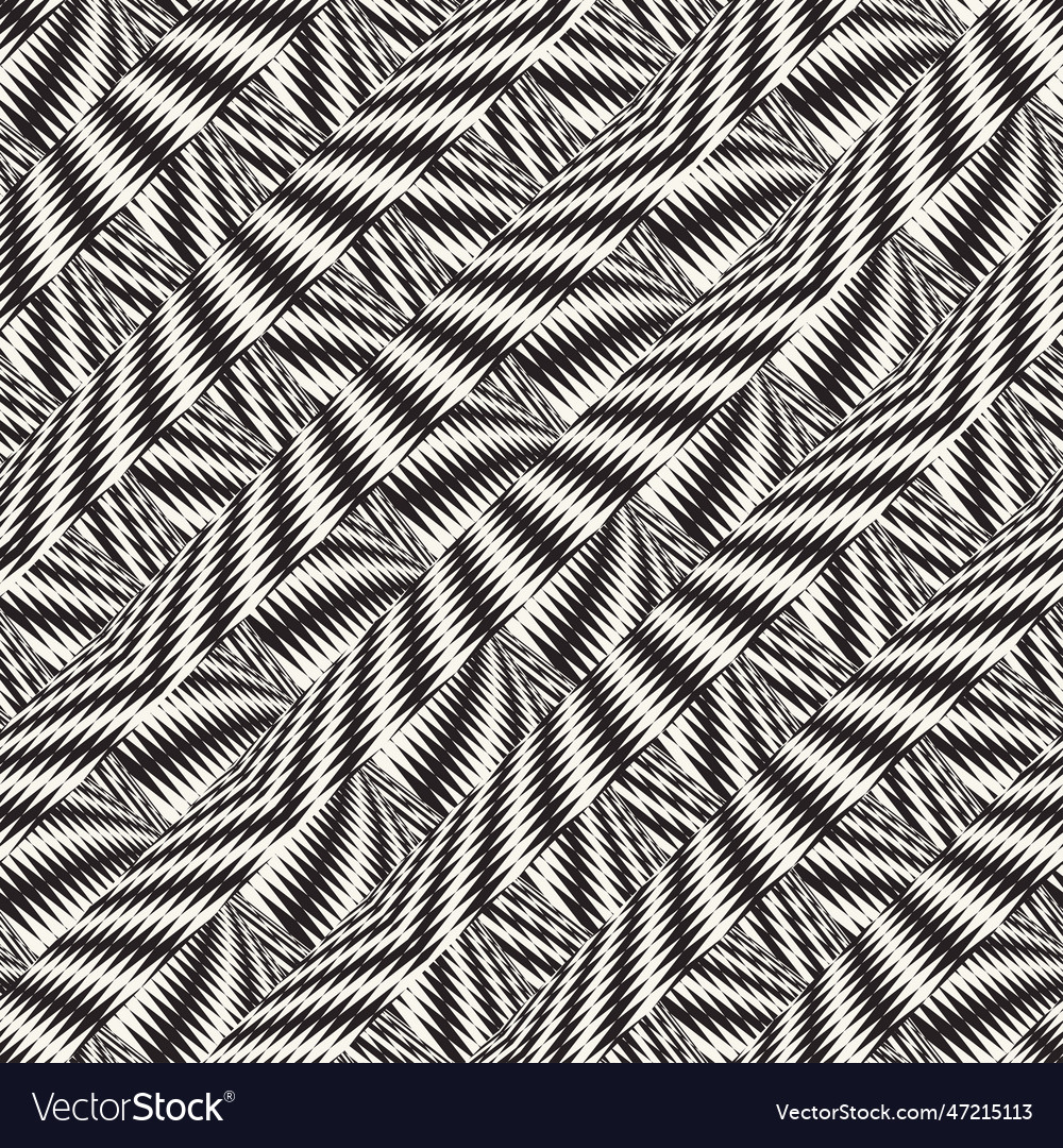 Monochrome moire effect textured pattern vector image Monochrome moire effect textured pattern