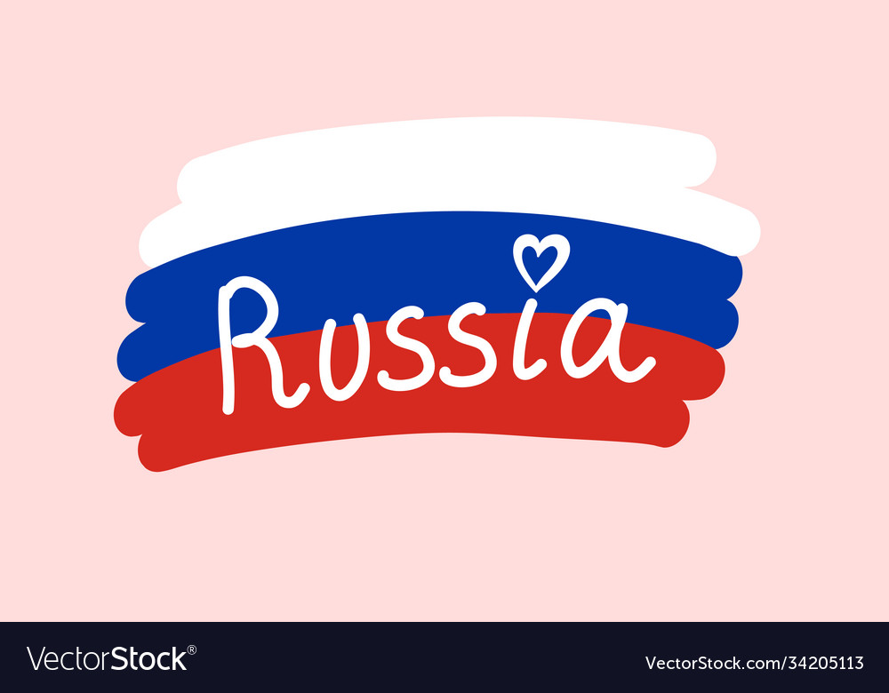 Russia Flag National Tricolor