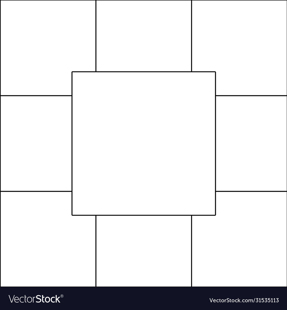 Photo Montage Grid Template