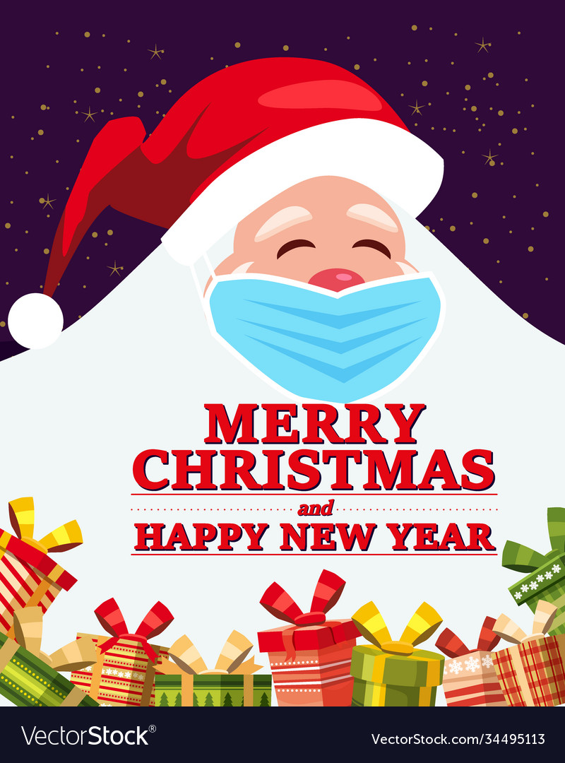 Santa claus big and funny with medical surgery Vector Image Santa claus big and funny with medical surgery Vector Image