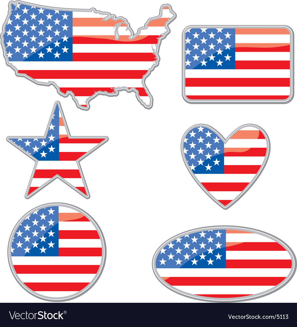 USA Flag Plaques
