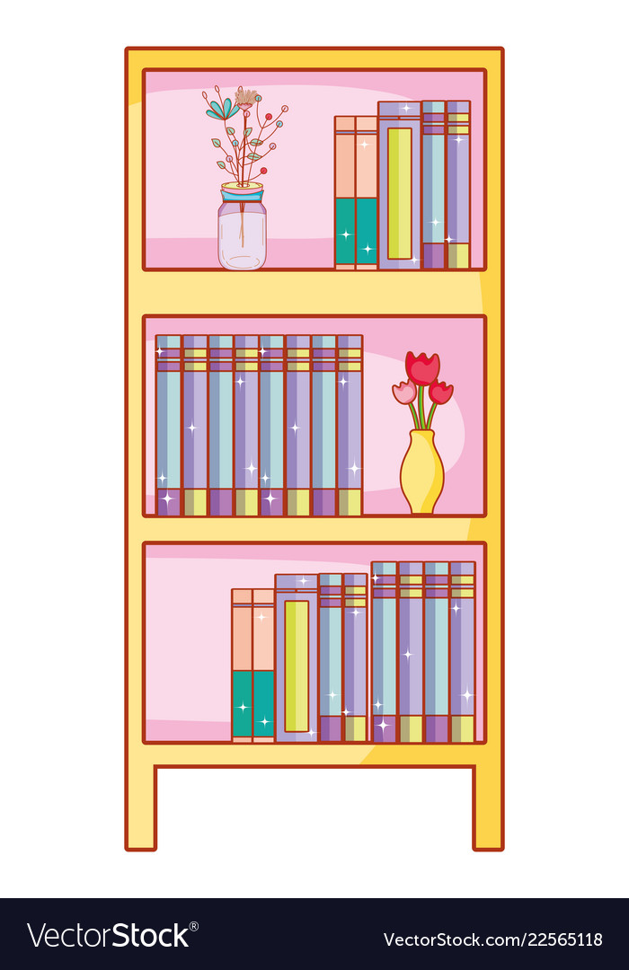 Cartoon Bookshelf