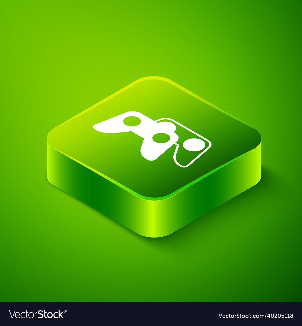 Isometric game controller or joystick vector image Isometric game controller or joystick