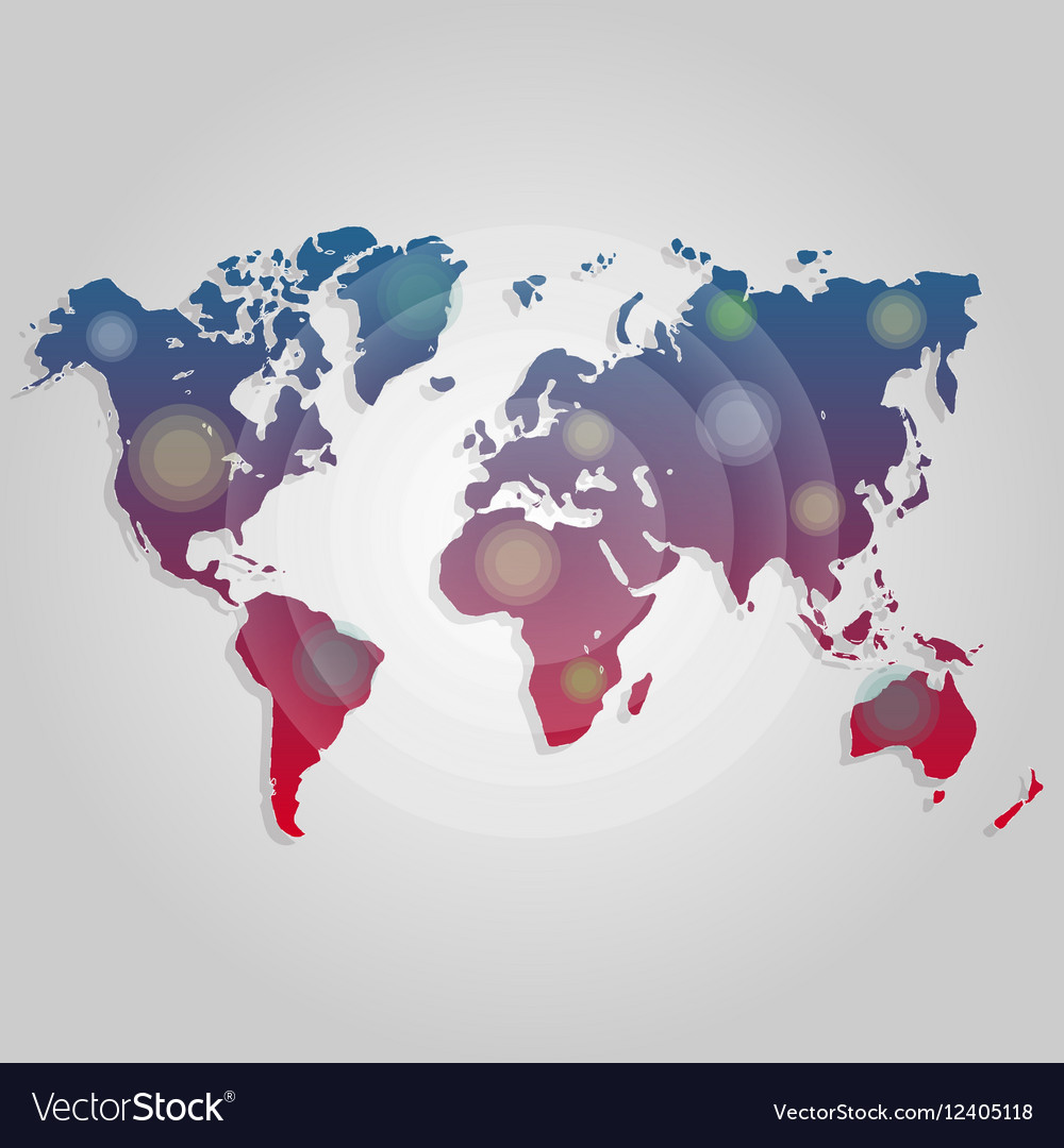 World map connection worldmap template