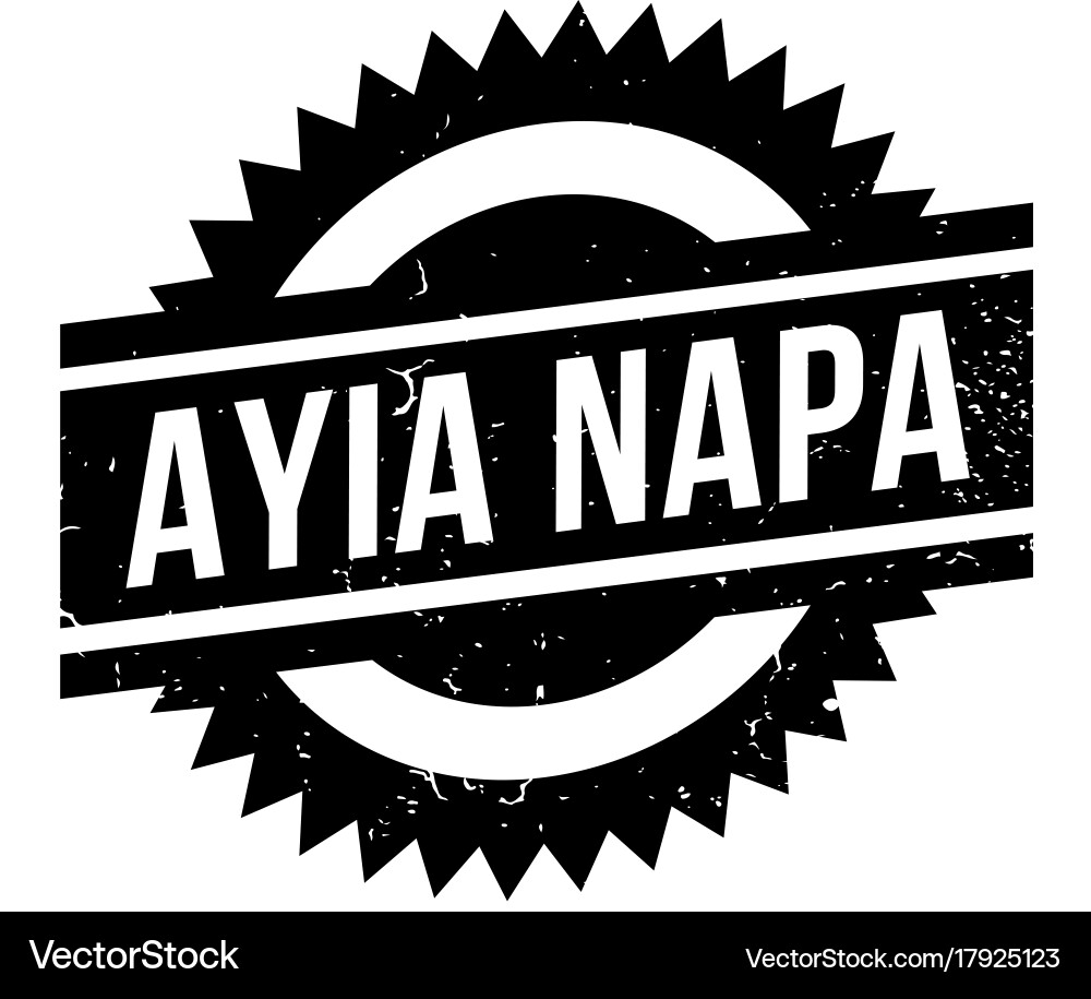 Ayia napa rubber stamp Royalty Free Vector Image