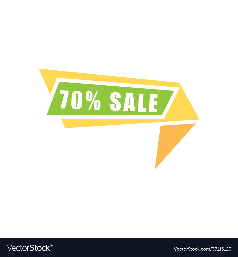 Banner sale icon design template