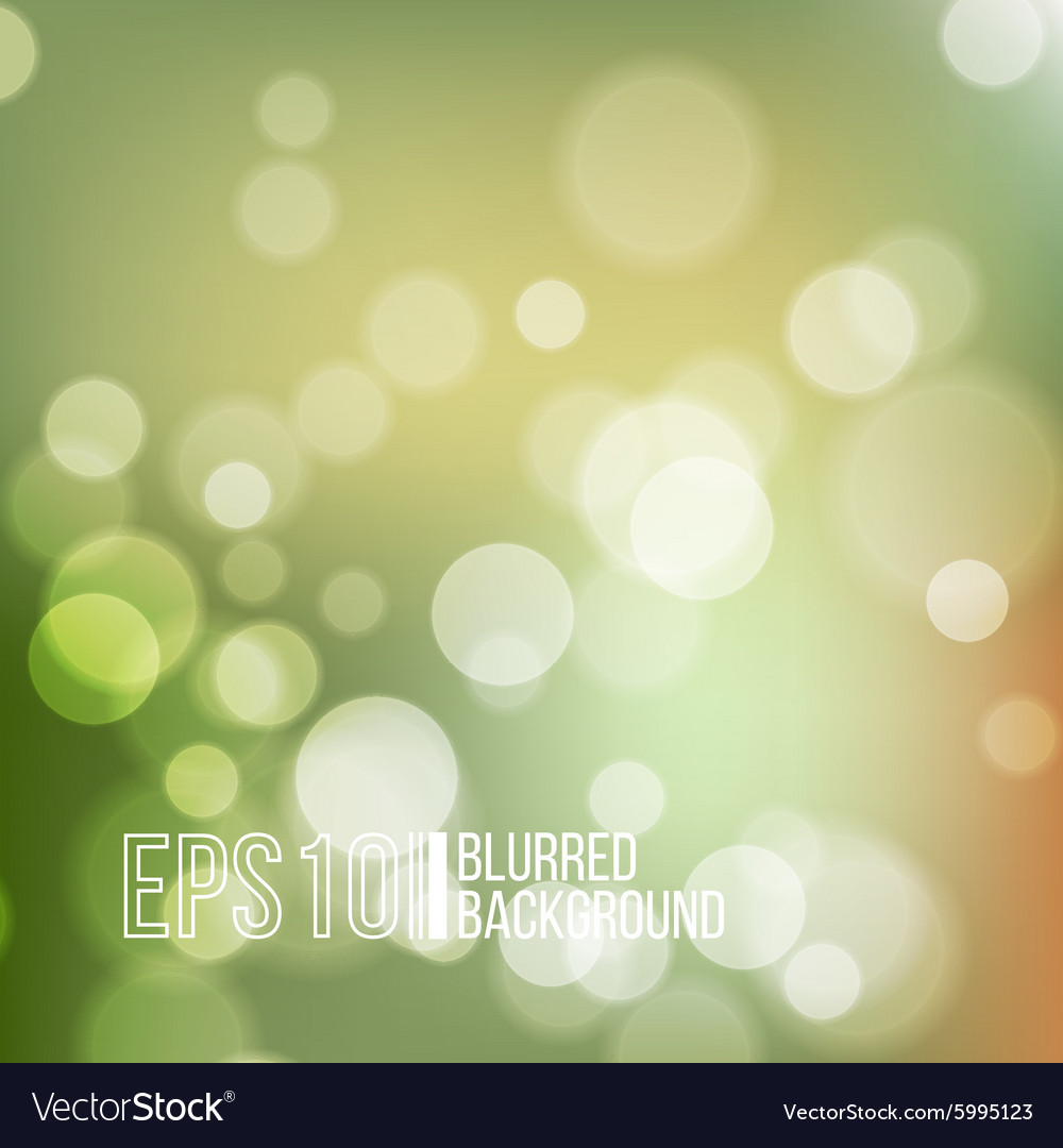 Bright background with bokeh effect