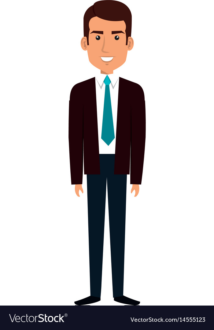 Businessman avatar character icon Royalty Free Vector Image