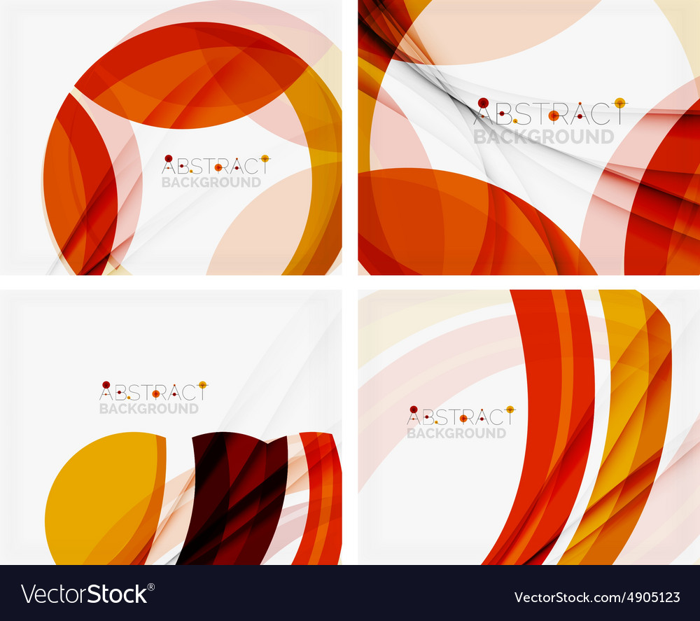 Red abstract shapes background for your message