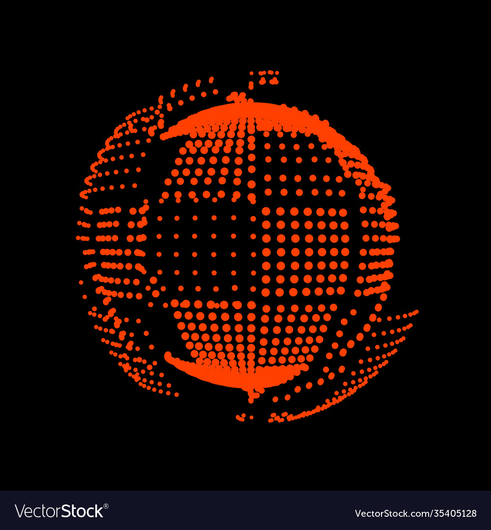 Exploding sphere a star flashed like grenade