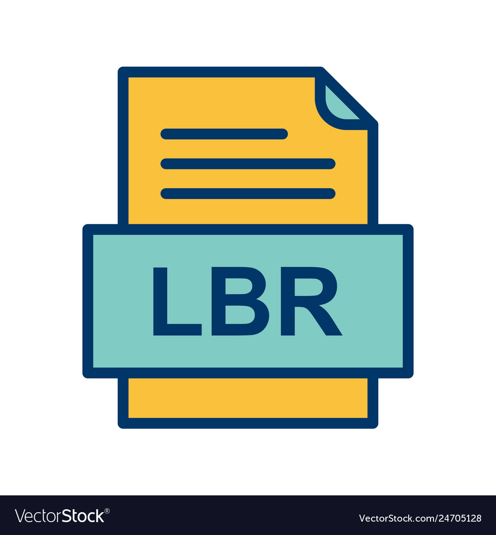 Lbr file document icon