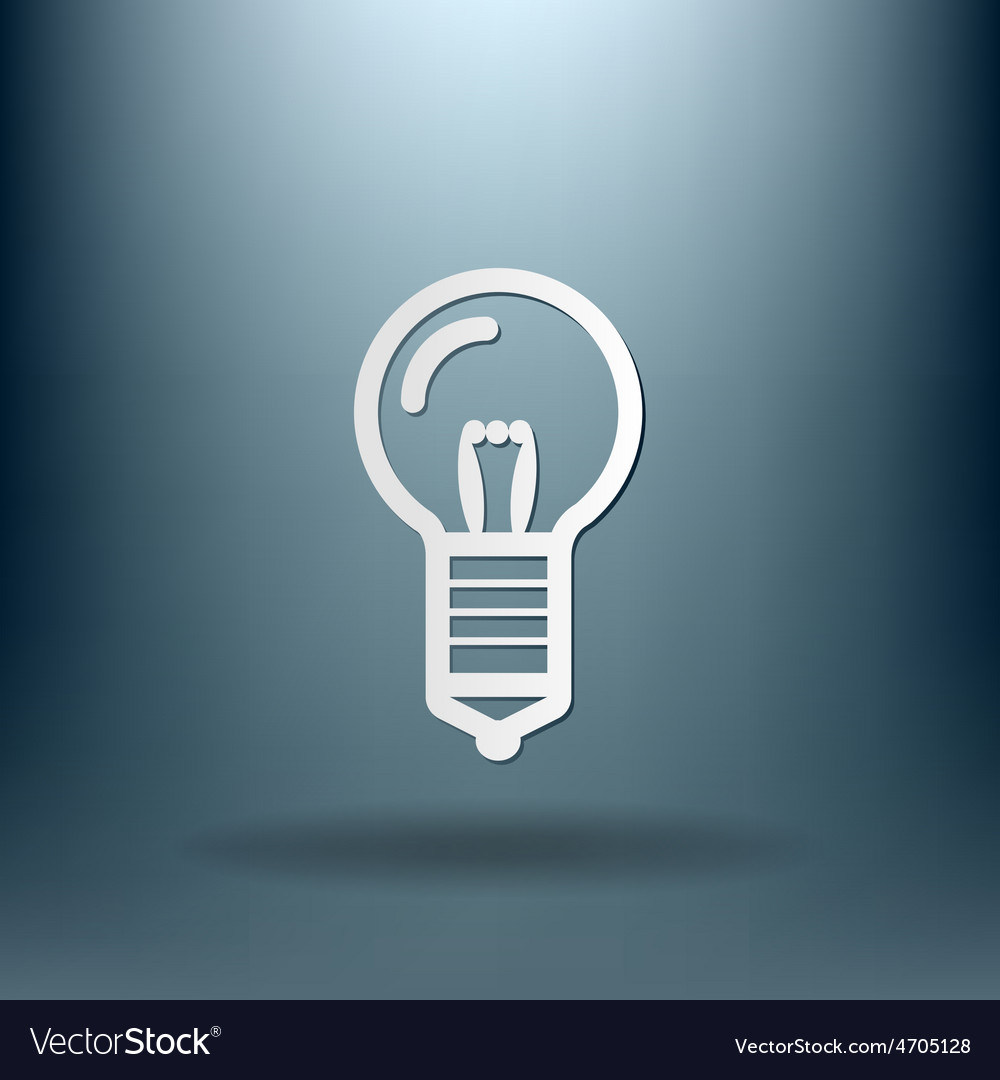 Lightbulb character ideas incandescent lamp icon