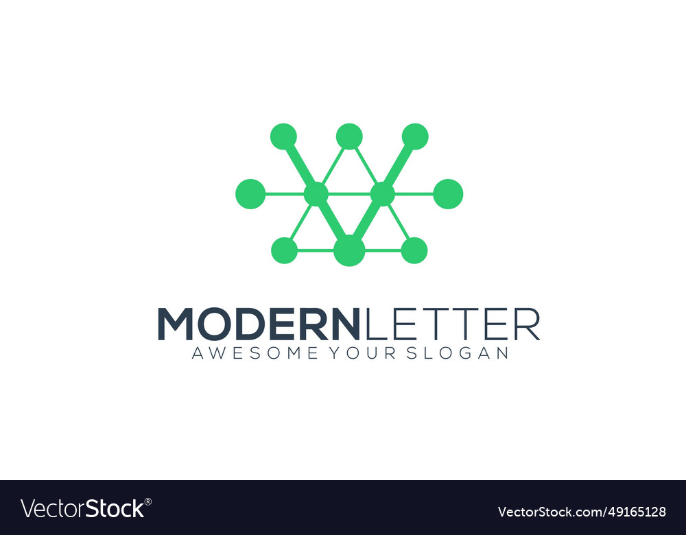 Netzwerkvorlage Moleküle Logo Design