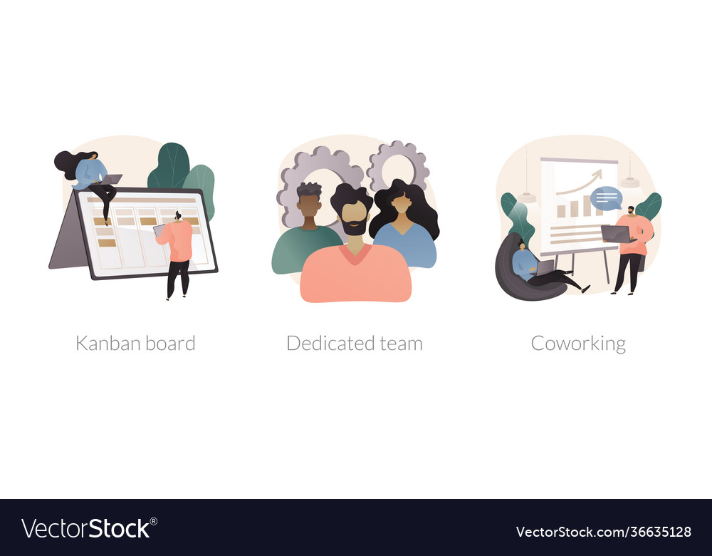 Project workflow abstract concept vector image Project workflow abstract concept