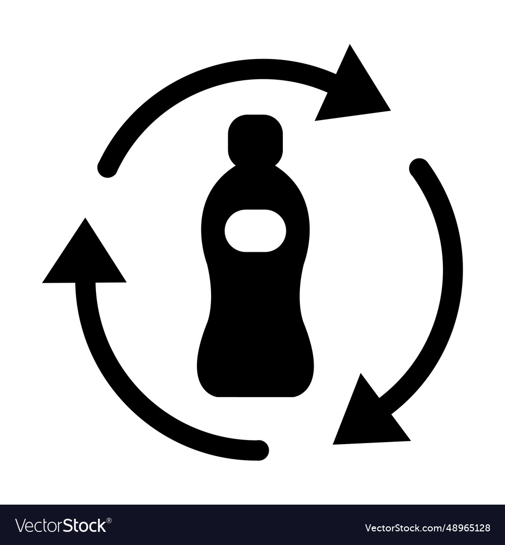 Recycle bottle plasticsvg Royalty Free Vector Image