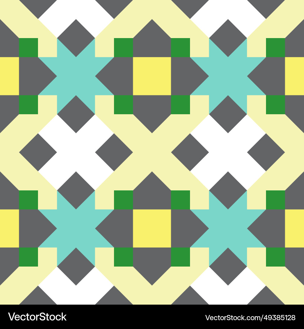 Seamless pattern with the simple geometrical Vector Image