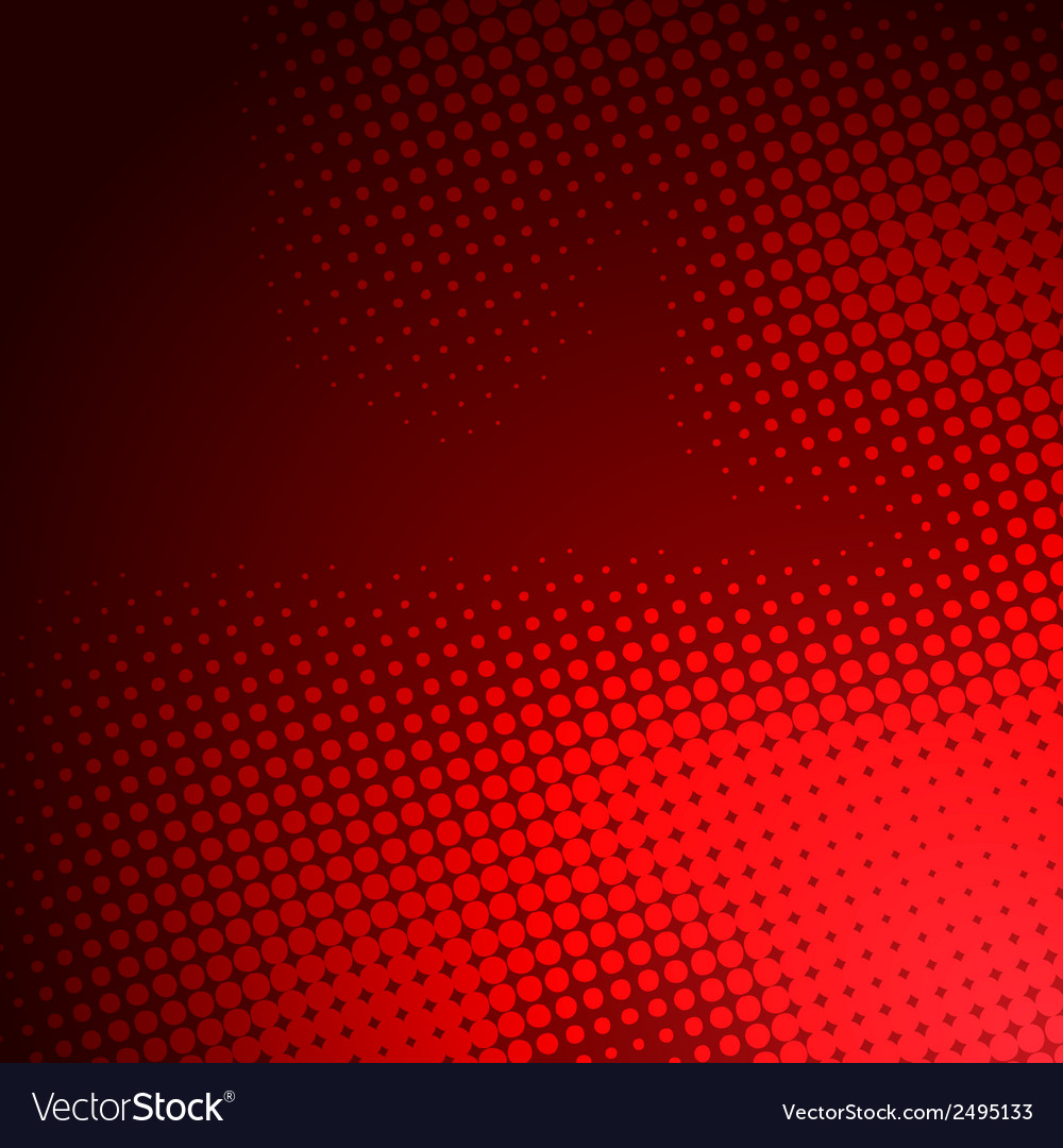 Creative red halftone background Royalty Free Vector Image