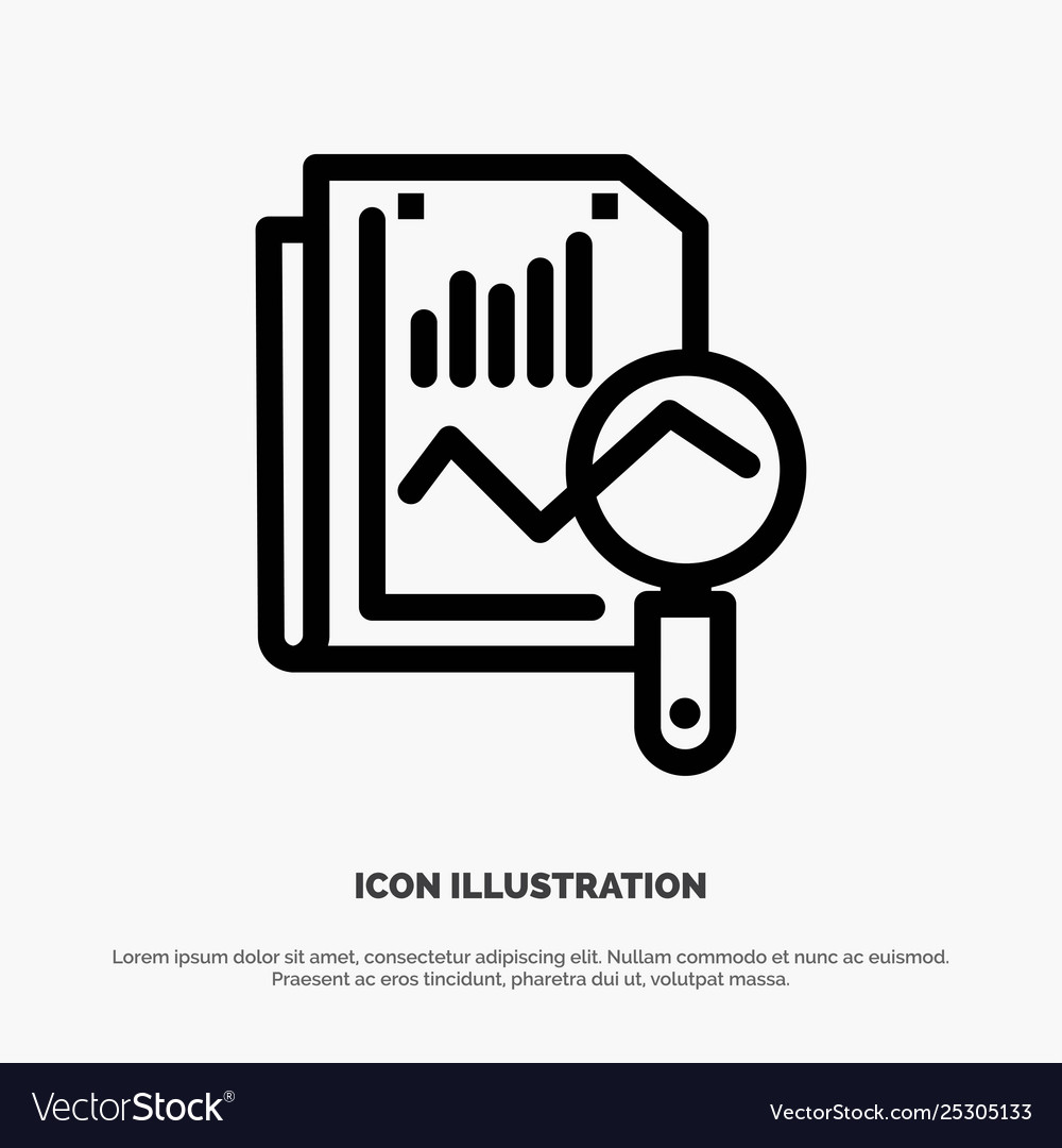 File static search computing line icon vector image File static search computing line icon