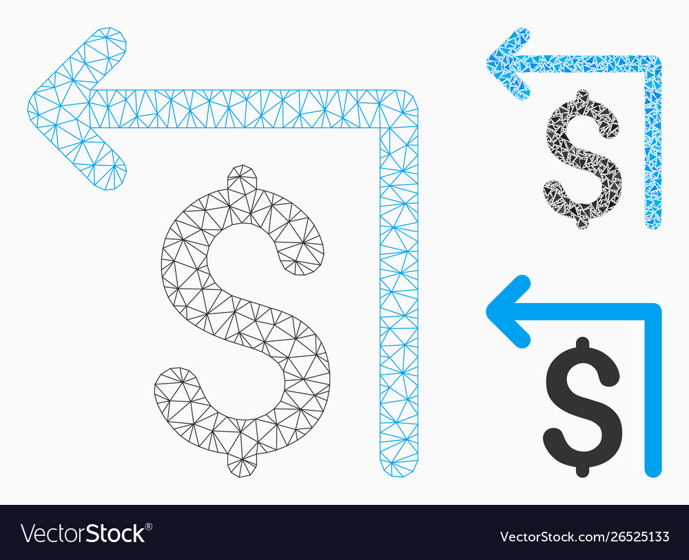 Moneyback mesh wire frame model