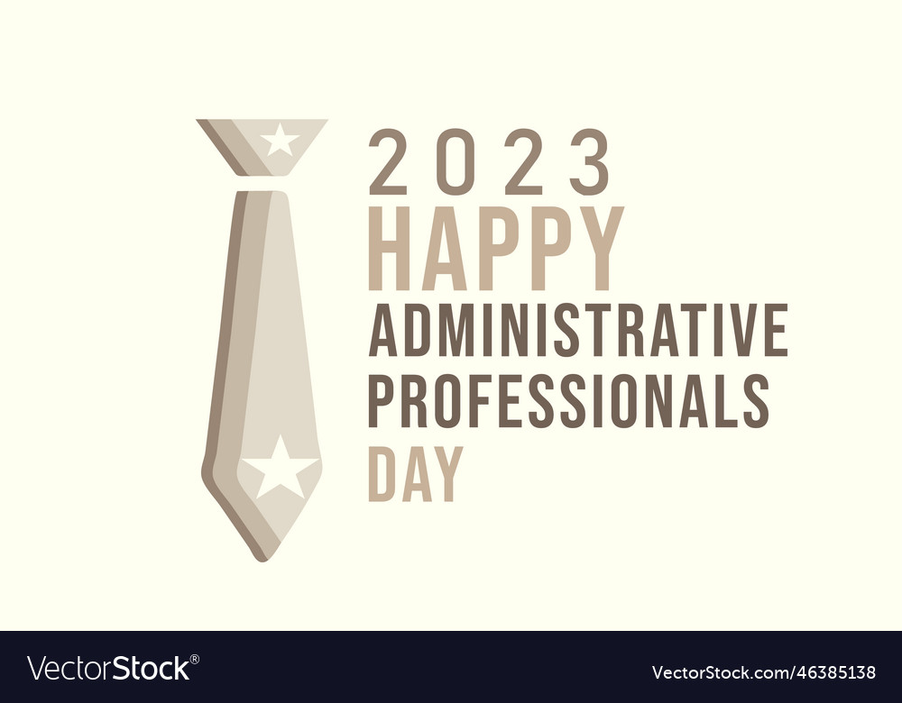 Administrative professionals day Royalty Free Vector Image