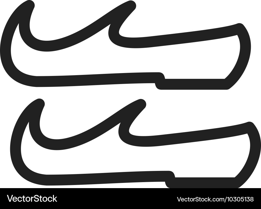 Arabic Shoes Royalty Free Vector Image VectorStock