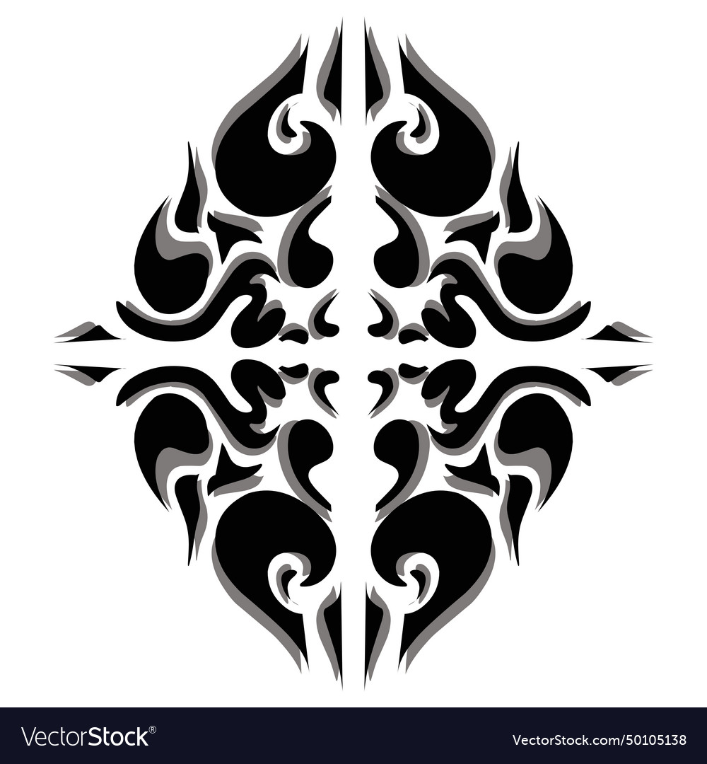 Black tribal image