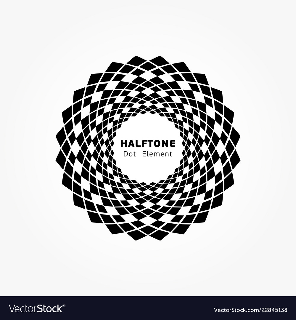 Halftone Circle Pattern